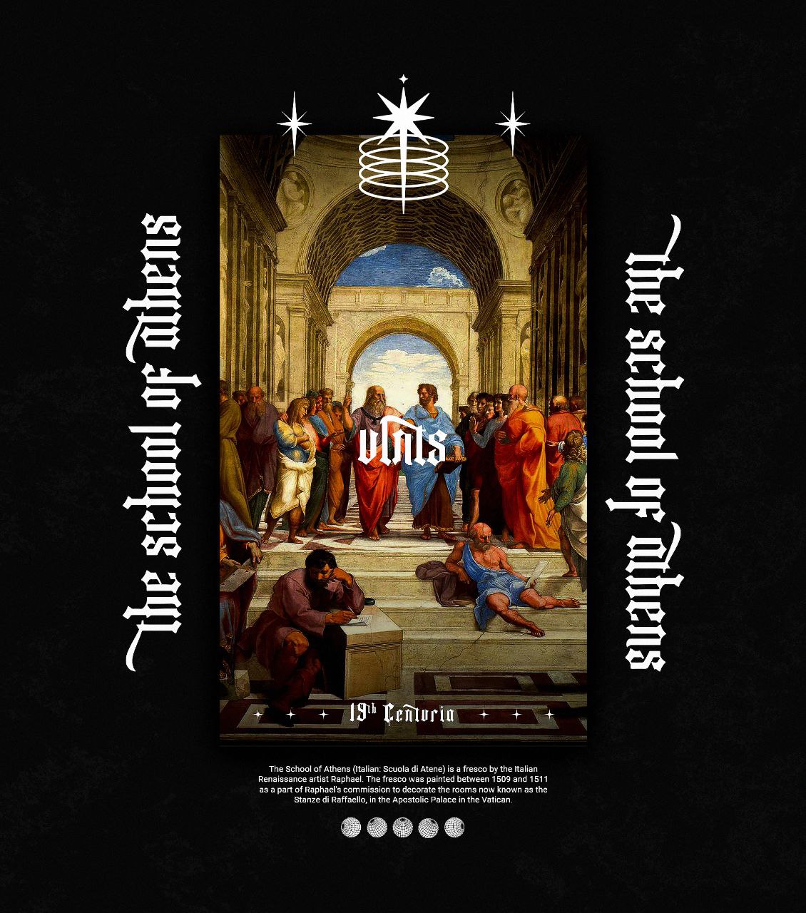 Экспериментальный постер School of Athens